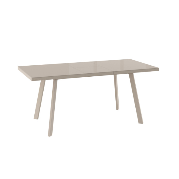 Стол BORG-140, раздвижной со стеклом 140(180)х85, КАПУЧИНО/КАПУЧИНО) BORG 140										